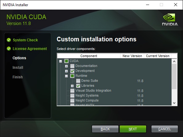 Custom installation page 2