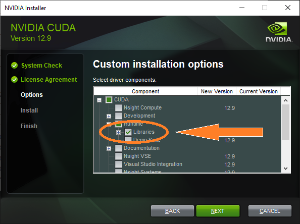 Custom installation page 2