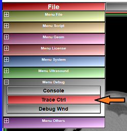 Menu Trace