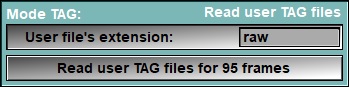 Opening user TAG files